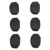 6Set Guitar Tuning Peg Buttons Ebony Metal Tuner Machine Head