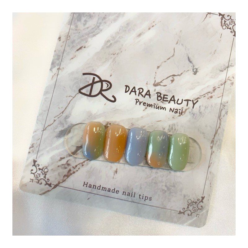Dara Beauty May Art of the MonthSyrup Gel Marble Nails❣