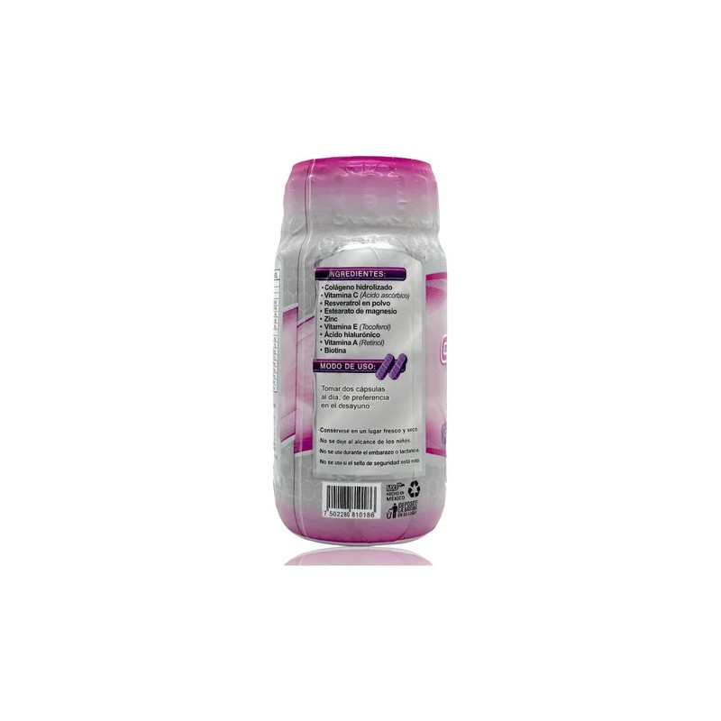 Colgeno Hidrolizado Biotina Collagen Skn 72 Caps 500 Mg Sup