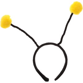 KODORIA Bee Antenna Headband Bee Costume Accessories Girls Hair Accessories Bee Ant Hairband for Party Costume Headwear Accessories - Yellow