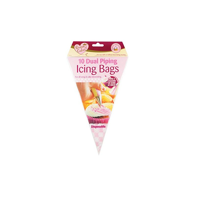 151 Products Dual Icing Piping Bags Pack 10