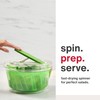 Zyliss Swift Dry Salad Spinner Large - Plastic Lettuce Colander