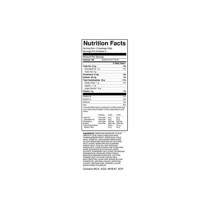 Sweet 'N Low Banana Cake Mix