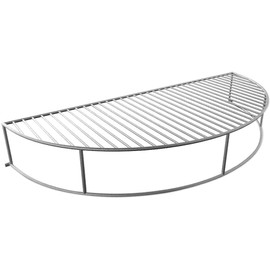 The Original 'Upper Deck' Stainless Steel Grilling Warming Smoking Rack Charcoal Grill Grate- For Use with 22 Inch Kettle Grills- Charcoal Grilling Accessories and Grill Tools Grill Rack