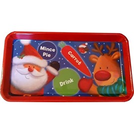 Christmas Eve Santa Treat Tray/Plate, Snack for Santa and Reindeer. Perfect Addition for Christmas Eve Box