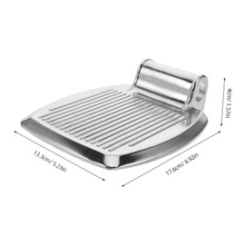 Healvian 2pcs Wheelchair Footrest High Strength Aluminum Pedals Easy to Install Mobility Aid for Elderly and Wheelchair Use