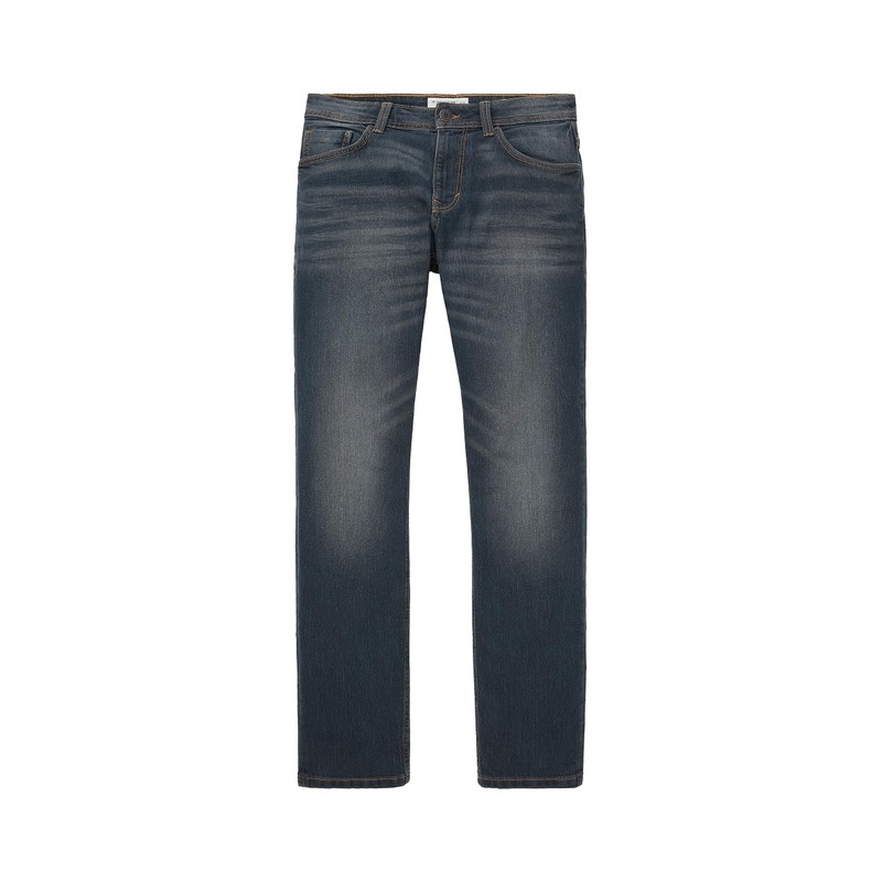 Tom Tailor Men's Marvin Straight Jeans, 10281 - Mid Stone
