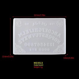 Molde De Resina De Silicona Ouija Para Rectángulo