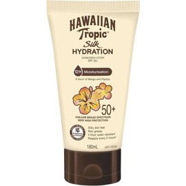 Hawaiian/Tropic/Silk/Sunscreen/Lotion/SPF50/180ml/2Pcs