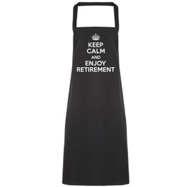 Hippowarehouse Keep Calm and Enjoy Retirement Apron kitchen cooking painting DIY onesize adult
