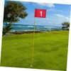 Abaodam 2Pcs Portable Golf Target Flags Lightweight Durable Training Flags