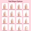 Sun&Beam Nails Clear Nail Tips, 15 Sizes, 240 Pieces, Full