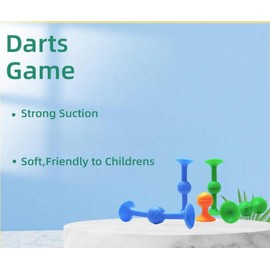 Durable Soft-Tip Suction Cup Dart Set, Ideal for Family Entertainment and Stress Relief, Safe for All Ages