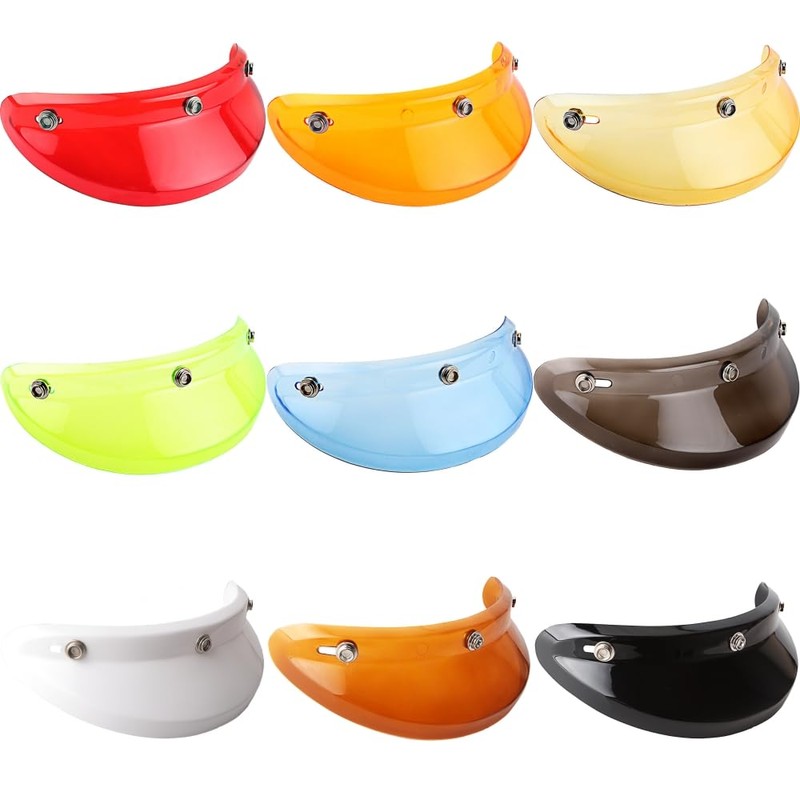 Chern Yueh - Visera para casco de motocicleta, diseño clásico,