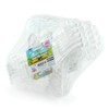 HANGERWORLD 20 White 30cm Childrens Plastic Top Coat Clothes Garment