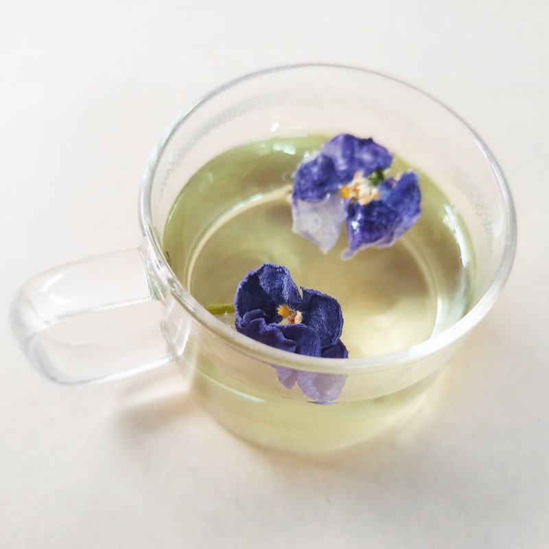 Sanhaerang 3 types of flower tea set, marigold, pansy, cockscomb