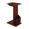 Convenience Concepts Designs2Go Abby Magazine C End Table, Mahogany