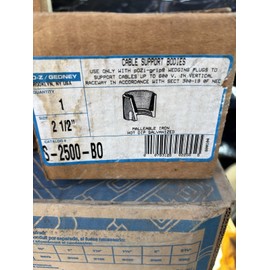 OZ/GEDNEY OZ / GEDNEY S-2500-BO Cable and Wire Cable Support Body 2-1/2"
