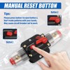 BOJACK 20A Audio Inline Circuit Breaker Reset Fuse Holder 12-24V