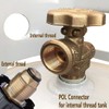 18FT High Pressure Propane Regulator with Hose, Adjustable 0-30 PSI