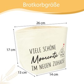 MEJOSER Housewarming Gifts Home Bread Basket Housewarming Gift Bread and Salt Gift for Housewarming Moving Bread Bag Bread Basket Made of Fabric
