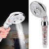 LED Negative Ion Shower Head Handheld WaterSaving Pressurized Hand Shower