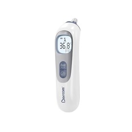 Berrcom Ear Thermometer, Accurate Digital Ear Thermometer for Adults, Kids and Babies, 1 Second Fast Reading with Fever Alarm & 24 Disposable Probe Covers