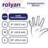 Rolyan - Guantes de compresión con costuras en el interior