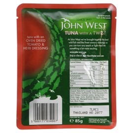 John West Jacket Topper Tuna with Oven Dried Tomato and Herb Dressing 85 g