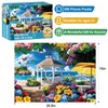 300 Piece Puzzles for Adults,Ocean Beach Jigsaw Puzzle for Adults