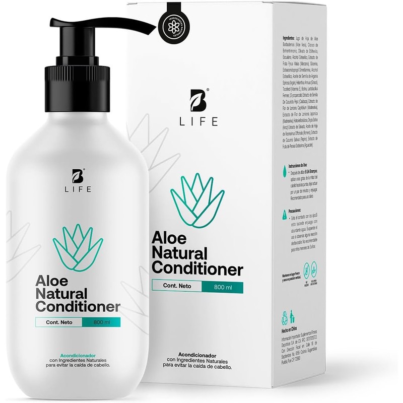 B Life Kit Shampoo y Acondicionador Natural de 800 ml