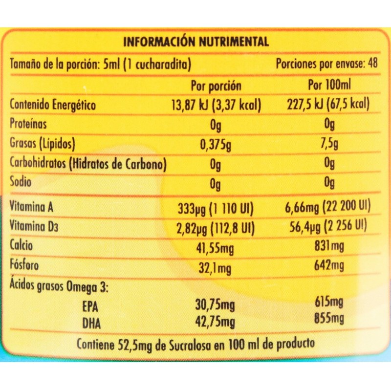 Adevit Emulsion 240 ml, Vitamina A y D, Calcio, Fosforo,