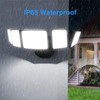 SZPOWER 120W Outdoor LED Flood Light, 5 Heads Exterior Security