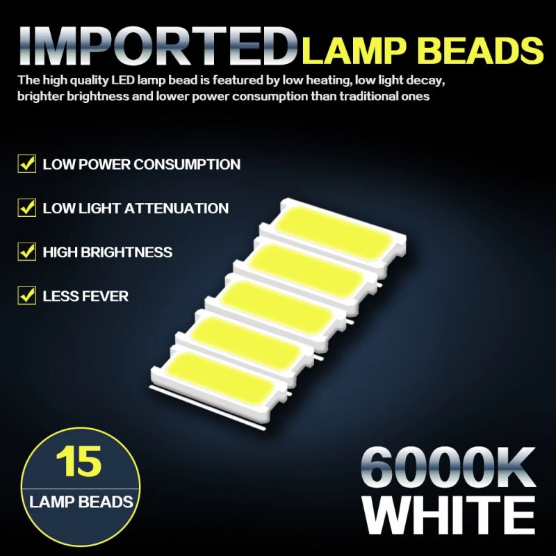 CHUSYYRAY LED White Corner Light Bulbs For 95-97 Toyota Tacoma