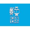 Tamiya MINI 4WD Upgrade Parts MS REINFORCED CHASSIS SET (WHITE)