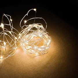 Qunlight Fairy String Lights,Waterproof Fairy Twinkle Light for Mason Jars,Starry Mini Lights Copper Wire for Bedroom,Party,Christmas,Wedding,Indoor Outdoor Home Decorations,Warm White