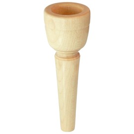 Lechgold MUA21 21mm Maple Mouthpiece for Alphorn 21mm Cup Depth 25mm Through Hole 5.5mm