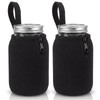 Blushtier 2 Pcs 32oz Mason Jar Sleeves Regular and Wide