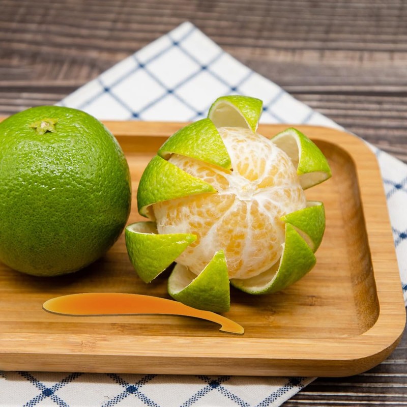 3Pcs Plastic Orange Peeler Long-Handle Orange Peeler Tool for Mango