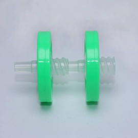 LINKTOR Syringe Filter Nylon Orangnic Filtration, 25mm Diameter 0.22um Pore Size Non-sterile Pack of 100…