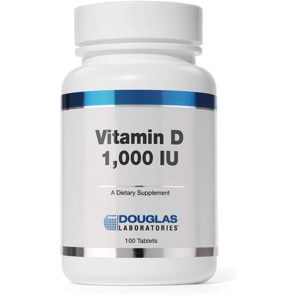 Douglas Laboratories - Vitamin D (1,000 I.U.) - Vitamin D3 Health Supplement - 100 Tablets