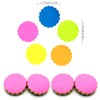 Saktopdeco Mini Colorful Sticky Notes lace Round Shaped Sticky Notes