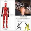Lunari Robot Figure Action Plastic Model 3D Model Doll Articulated