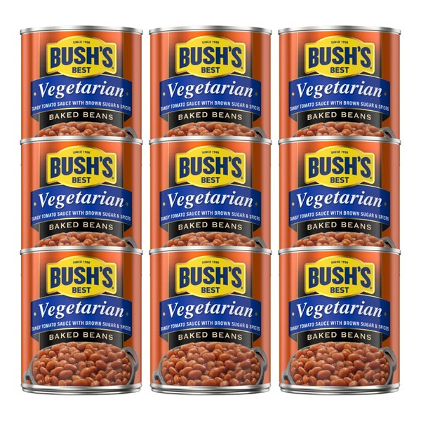 Bush's Best BUSH'S BEST Vegetarian Baked Beans- Canned Beans, Baked