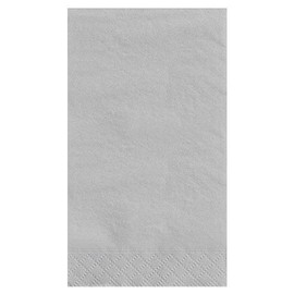 Silver Guest Napkins, 20ct