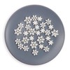 48 PCS Christmas Resin Snowflake White Snow Flake DIY Scrapbooking