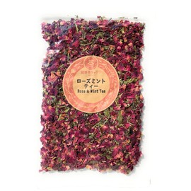 Rose Mint Tea 1.8 oz (50 g) Rose & Mint Tea [Blend of Rose, Rosehip, Rosemary, Peppermint Mulberry Leaves] Health Tea Gallery