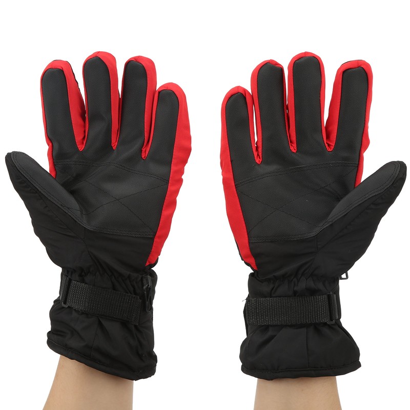 Electric Heated Gloves Polyester Waterproof Battery Powered Winter Heated Gloves