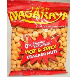 Cracker Nuts (Hot N Spicy) - 5.64oz (Pack of 6) by Nagaraya