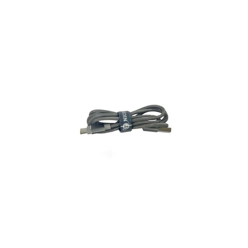 TNICER Motorcycle Income Double Braided Nylon C Type Charging Cable